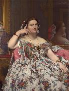 Jean Auguste Dominique Ingres Madame Paul-Sigisbert Moitessier oil painting